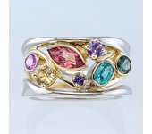 Huitan Special Marquise Shape Shiny Purple CZ Prong Setting Fashion Cocktail Party Rings for Women Size 6-10 Wholesale Lots Bulk