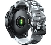 22 26mm Quick Fit Silicone Camouflage Wristband Strap For Garmin Fenix5 5X 5XPlus 6 6X 6XPro 7 7X Watch Band Instinct Bracelet