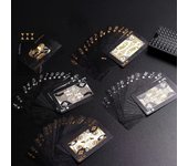 Rose Gold Playing Cards - Waterproof Plastic Poker Deck, Foil Pokers, Magic Cards - Card Collectors and Gambling Enthusiasts