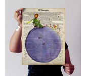 Nacnic Poster Principito Niños Pequeños | Lámina Sentado Silla Definiciones