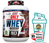 ONLY WHEY ZERO BIGQUALITY 2kg (diferentes sabores)+ REGALO SHAKER Aprovecha esta oportunidad. Una proteína que enamora!
