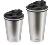 Ibili 758341 Vaso Termico Satin 410 ML, Stainless Steel, Plata