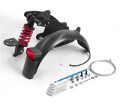 For Xiaomi KickScooter Mi3 Electric Scooter Modifited Rear Suspension Kit Rear Shock Absorption Fender Light Accessories Parts