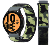 20 22mm Camouflage Nylon Loop Strap For Garmin Forerunner 55 158 965265 745 255 245/645 MUSIC Bracelet For  Amazfit GTR GTS2 3 4