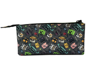 Estuche Minecraft Pixel 25 Triple. Interior Totalmente Forrado Y Personalizado.9 X 23 X 9 CM. (Toybags T157-1070)