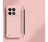 Matte Thin Frameless Pure Color PC Phone Case For XIAOMI Poco X6 F6 F5 Pro F4 F3 Four Corner Protective Cover
