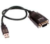 Ewent - EW1116 cable de serie Negro 1,5 m USB 9 Sub-D EW1116