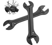 2 llaves para bujes de bicicleta, llave cónica de 13/14/15/16 mm, llaves cónicas para bicicletas, para reparar pedales y bujes de ruedas de bicicleta, accesorios para herramientas de reparación de bicicletas