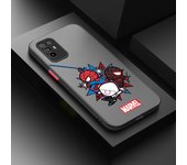 Marvel Anime Spiderman For OPPO A55 A54S A53S A52 A33 A32 A31 A16S A16K A15S A11S A9 A5 Frosted Translucent Phone Case