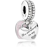 Pandora Dia de la Madre Joyería Charm colgante Corazones 792072EN40 , para Mujer
