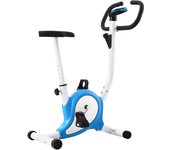 vidaXL Bicicleta Estática con Resistencia de Cinta Deportes Entrenamiento Color Azul,  Morado,  Negro y mas