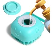 Dispensador de Champú y Masajeador de Mascotas