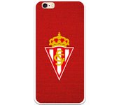 Funda original compatible con iPhone 6 - 6S | Sporting escudo bordado sobre rojo | TPU MATE