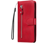 Luxury Zipper Leather Case for Iphone 16 15 14 13 12 11 Pro Max Flip Retro Wallet Book Card Holder for Iphone X XR XS Max 7 8