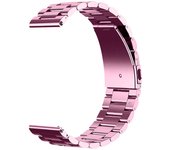 Ociodual Correa Metálica para Reloj de Liberación Rápida, Pulsera Reloj de Acero Inoxidable de Color Rosa, Medida: 22mm, para Samsung Galaxy Watch 42mm,Huawei Watch GT,Garmin,Amazfit