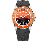 Bobroff Reloj Hombre Analogico Automatico con Correa de Caucho BF0004bn-BFSTN