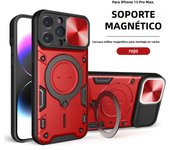 Slide Camera Protect Armor Stand Phone Case For iPhone 15 Plus 14 Pro 13 12 11 Pro Max 15 Plus X XR XS Max 8 7 Plus 4G 5G