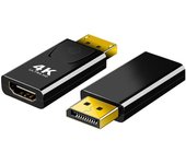 Convertidor De DisplayPort a HDMI 4K Compatible Adaptador De Video Y Audio Para Monitor De Computadora