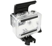 Para GoPro HERO4 / 3 + Acción Cámara Impermeable Vivienda case plástico ABS Puerta Transera clip cerradura Captura (Negro)