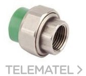 Enlace desmontable hembra ppr 63*2 ppredh632