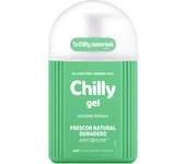 Chilly - Gel de Higiene Íntima Gama Frescor Natural Duradero, 250 ml, Limpieza Suave y Sensación de Frescura Prolongada, Molécula ANTI-ODOR, Apto para Uso Diario