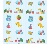Papel Pintado Infantil dictatico Fondo azul