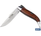 Navaja clásica de teja con 8 cm. de hoja