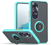 Matte Case for OPPO A60 A40 A40M A80 A79 5G A98 A78 A58 A38 A18 A3 Pro Rugged Armor Magnetic Ring Stand Shockproof Protect Cover