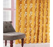 1 PCS Vines Leaves Tulle Door Window Curtain Drape Panel Sheer Scarf Valances