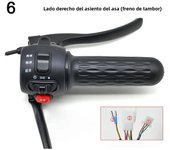 Electric Vehicle Combination Switch for 5th Generation Little Turtle Handle Seat Rotary Handle Integrated Switch Button Drum