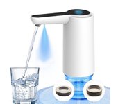 dispensador de Agua automático - dispensador de agua para garrafas, Bomba de Agua eléctrica, Distribuidor de Carga USB, Silicona Libre BPA