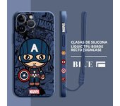 Cartoon Marvel Spiderman Groot Case for Apple iPhone 13 Pro 15 Plus XS Max 12 Mini 14ProMax 11 XR SE 8 7 Square Liquid Cover