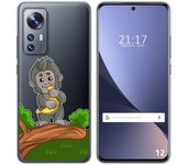 Funda Silicona Transparente para Xiaomi 12 / 12X 5G diseño Mono Dibujos