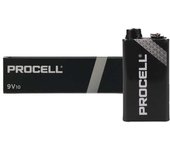Pack de 10 pilas de petaca duracell procell id1604ipx10/ 9v/ alcalinas