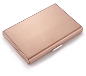 Rfid Credit Card Holder Men Minimalist Wallet Aluminium Bank Cardholder Case with Money Clip Designer Porte Carte