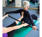 Pilates Stick Yoga Three Section Multi Functional Fitness Puller Portable and Detachable Model Resistance Band Bar Workout Bar