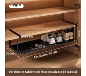 Shoe Rack Retractable Large Capacity Hanging Under  Wall Shoe Cabinet Portable Hanging Basket Multi-Purpose Storage Rack