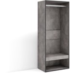 Skraut Home - Vestidor abierto sin puerta para ropa - zapatos y complementos - medidas totales 60x35x145 cm - Dormitorio - habitación - Armario - perchero - Estilo Moderno - Varios colores disponibles