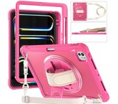 For iPad Pro 11 12.9 13 inch 2024 Case Shockproof Cover iPad Air 11 4th 5th 10 10th 10.9 10.2 9/8/7th 11th Generation Case+Strap