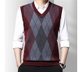 Men's Thickened Casual Sweater Tank Top Warm Autumn Winter Vest Fashion Comfortable Breathable Gym Tank Top for Men