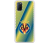 Funda original compatible con Oppo A52/A72/A92 - Villarreal escudo fondo rayas