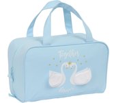 Neceser Escolar Glow Lab Cisnes Azul claro 31 x 14 x 19 cm