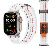Nylon Loop For Apple Watch Ultra Band 46mm 45mm 44mm 42mm 49mm 40mm 41mm Elastic Nylon Bracelet IWatch Series 10 9 8 7 Se Strap