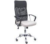 Silla Ergonómica Piqueras Y Crespo con Respaldo Alto de Malla y Asiento Acolchado