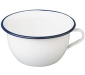 Ibili Cuenco Vintange Blanco - Orinal Esmaltado Blanco 24 cms