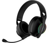 Auriculares con microfono coolbox wb01 inalambricos gaming bluetooth negro
