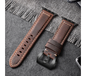 For Apple Watch Band High Quality Leather Strap Men for Series 10 9 7 8 6 SE Ultra 3 49mm 44mm Watch Band 45mm 41mm 46mm 42mm