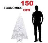 Árbol de Navidad Artificial 150cm - BLANCO - Gerimport - Fácil de Montar