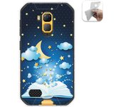Tumundosmartphone Funda Gel Tpu para Ulefone Armor X7 / X7 Pro diseño Libro Cuentos Dibujos