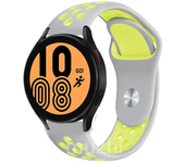 22mm 20mm watch Band for Samsung Galaxy Watch 7-FE-6-5-pro-4-Classic/active 2 Silicone sport hole bracelet Huawei GT 4-3-2 strap